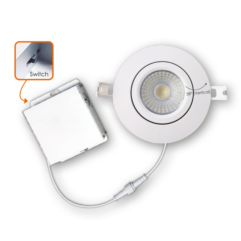 4″ Gimbal Slim/Airtight - 5 way CCT