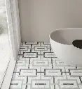 Soho Dawn Blend Chain Matte Glazed Porcelain Mosaic
