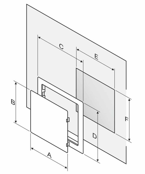 Removable Plastic Access Door