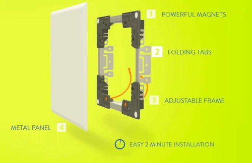 Adjustable Magnetic FlexiSnap Access Door - Pack of 4