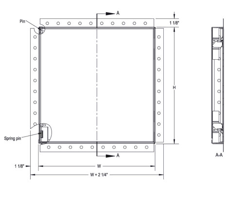 Flush Plastic Access Door