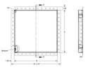 Flush Plastic Access Door