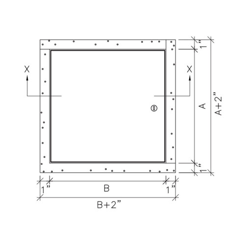 Recessed Drywall Access Door
