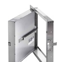 Fire-Rated Insulated Access Door with Flange - Stainless Steel