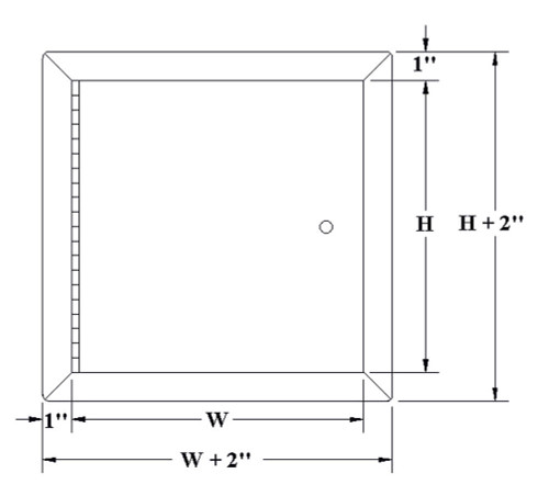 Fire-Rated Insulated Access Panel Upward Opening