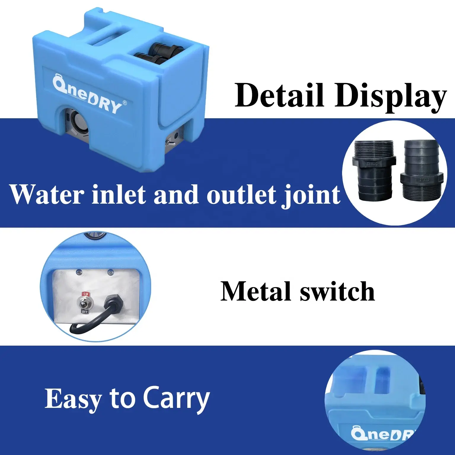 High Pressure Air Extractor Blower -110V/60HZ (US Plug)