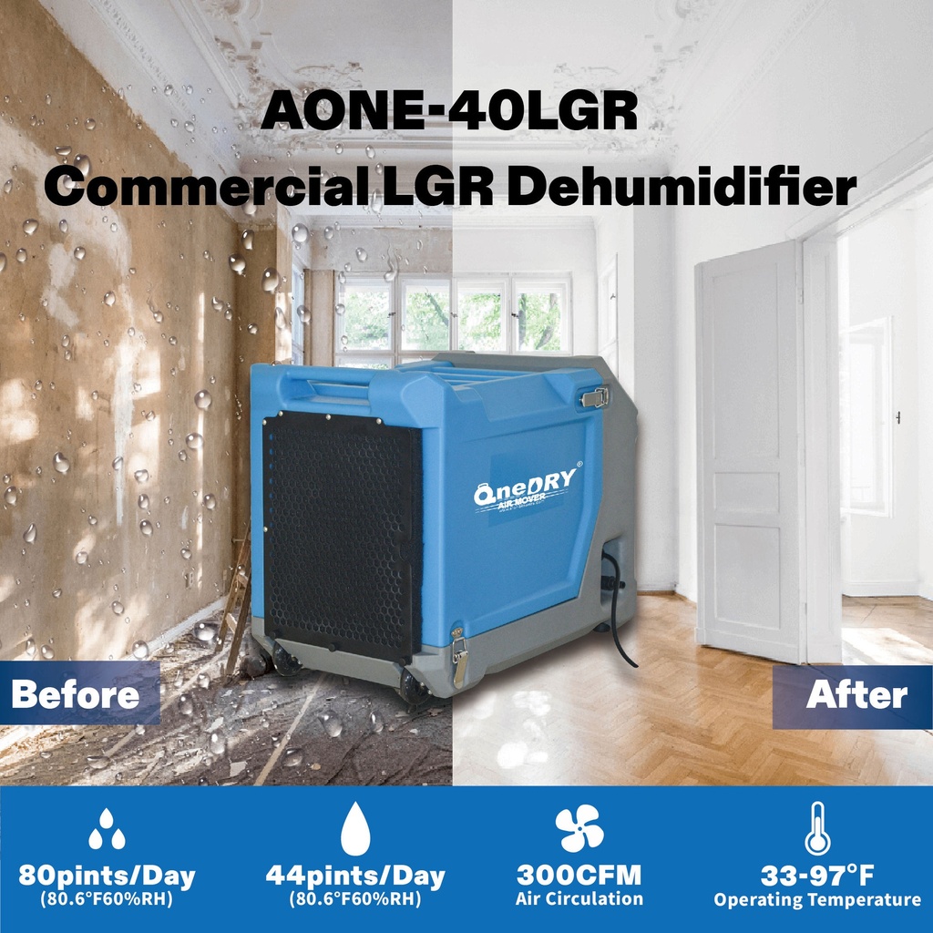 40LGR DEHUMIDIFIER 110V/60HZ,DARK BLUE,US PLUG 