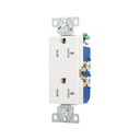 Residential grade decorator duplex receptacle
