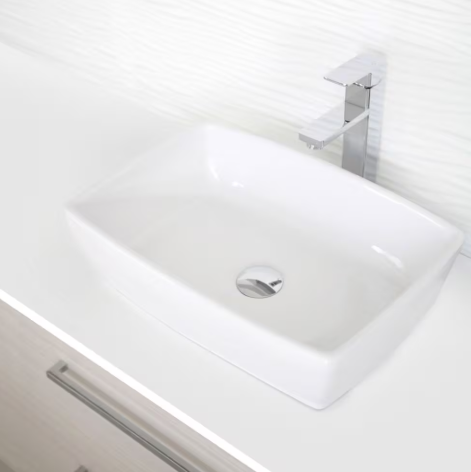 Vessel Sink- Rectangular TopMount