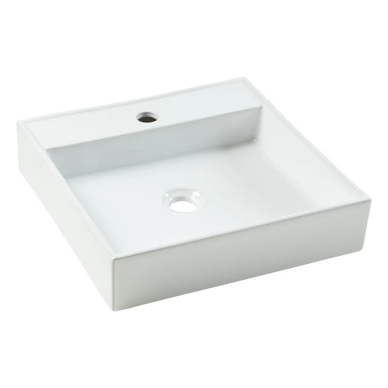 Square Porcelain Vessel Sink