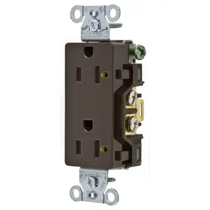 Hubbell | Straight Blade Duplex Tamper-Resistant Self Grounding Receptacle 20A