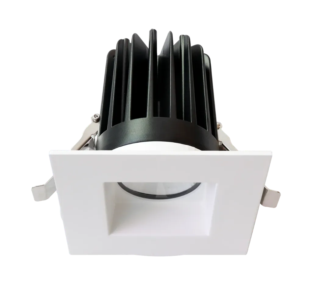 [SA-LHB-001-22W-5CCT-4STWH] 4" Square LED Regressed Downlight, 22W-White