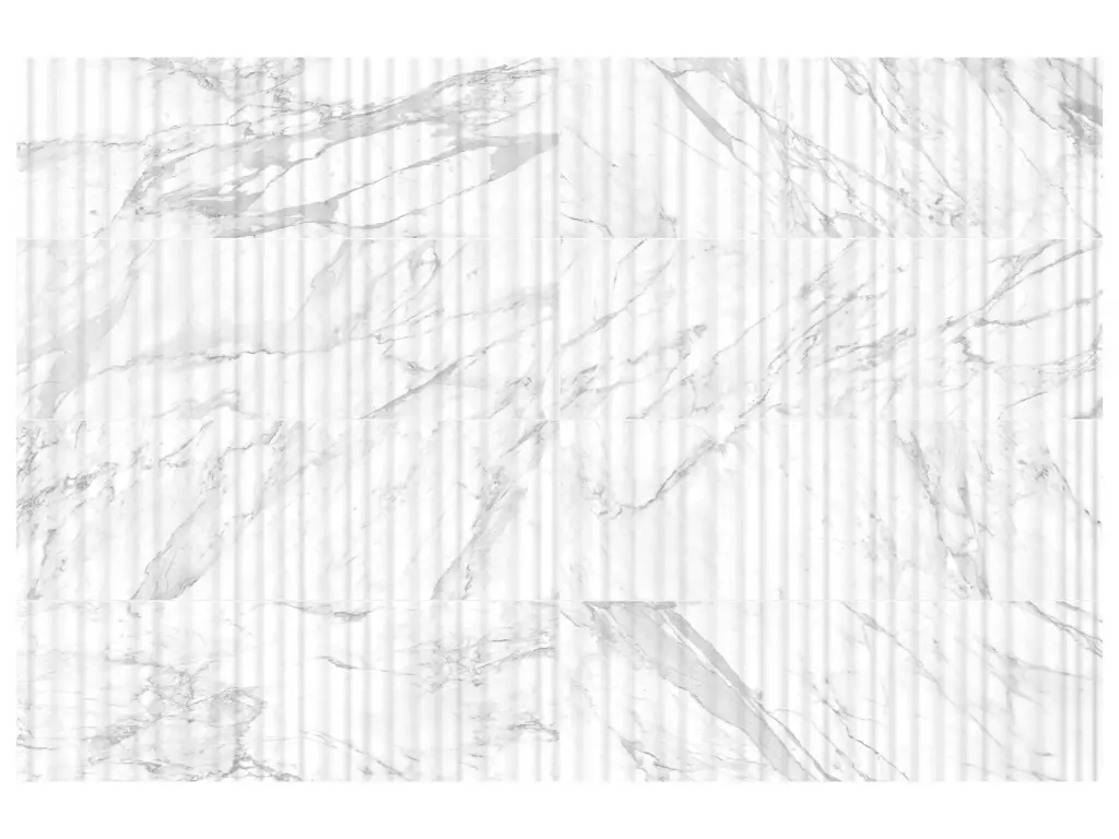 [4000-0264-0] Anatolia | Raffino, Matte Glazed Ceramic | Wall Tiles  (Bianco Vita, 12 x 36 in / 30 x 90 cm Raffino Alto Matte Rectified Tile)