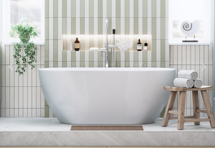 [SA-P-014] 59" Freestanding bathtub