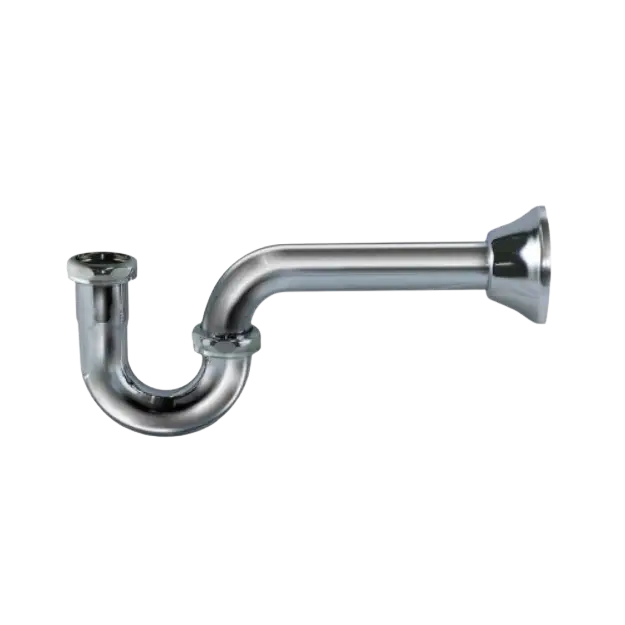 Adjustable Chrome Brass P-Trap 1-1/4 in. | Deep Flange