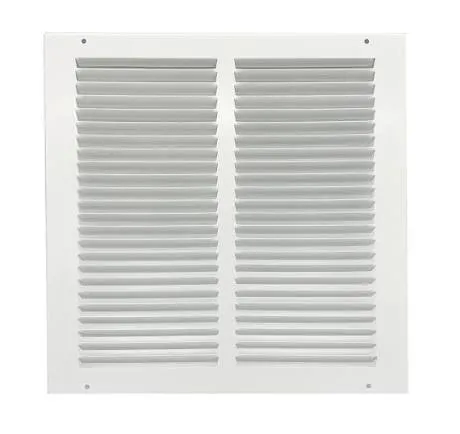 10" x 10" White HVAC Sidewall Grille