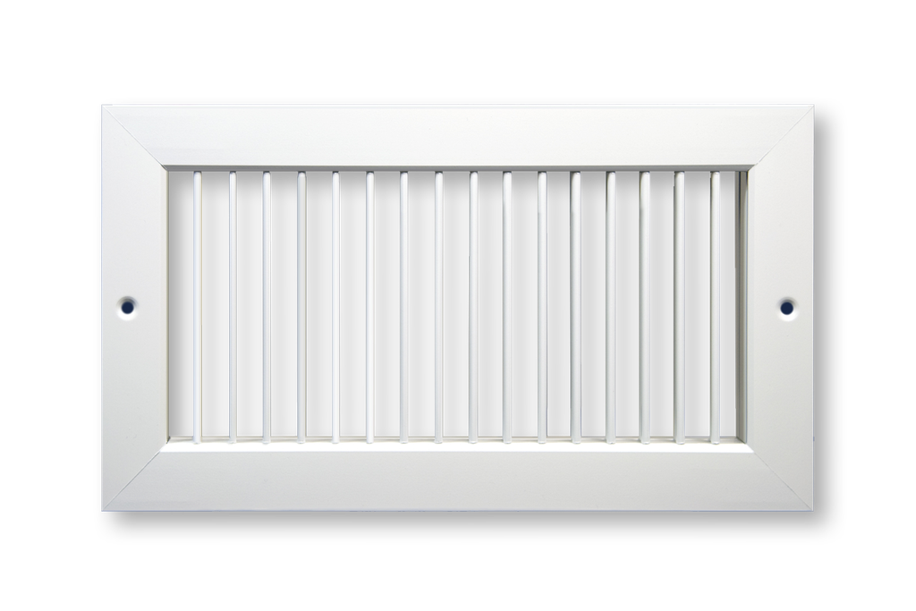 [DAV] Single Deflection Supply Grille - Vertical Blades (White)