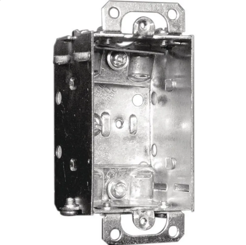 Hubbell | 1100LUBAR Trade-Select™ Device Box 1 Gangs Rugged Metallic Construction Flush, Screw Gray