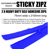 [SA-AC-001] Heavy duty Zippers 2.95" w x 82.68" L 
