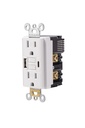Combo GFCI & USB Type A+C Charger 15A
