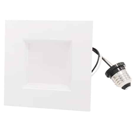 [SA-LV-001-SR4W9] 4″ Square Retrofit Downlight – 4CCT Adjustable