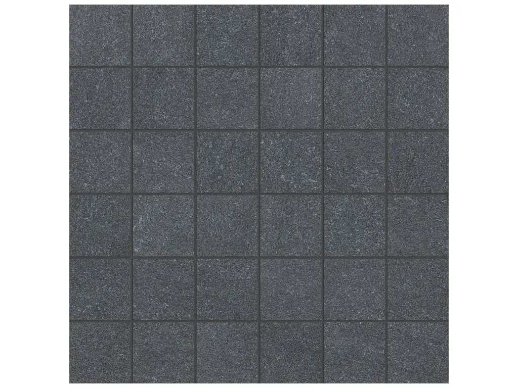 [4501-0171-0] Anatolia | Notion, Unglazed Porcelain (Carbon, 2 x 2 in / 5 x 5 cm Mosaic)