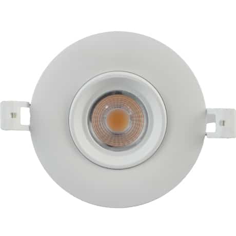 [SA-LV-0033-WH] 4″ Round Eyeball LED Downlight - 3Way CCT (White)