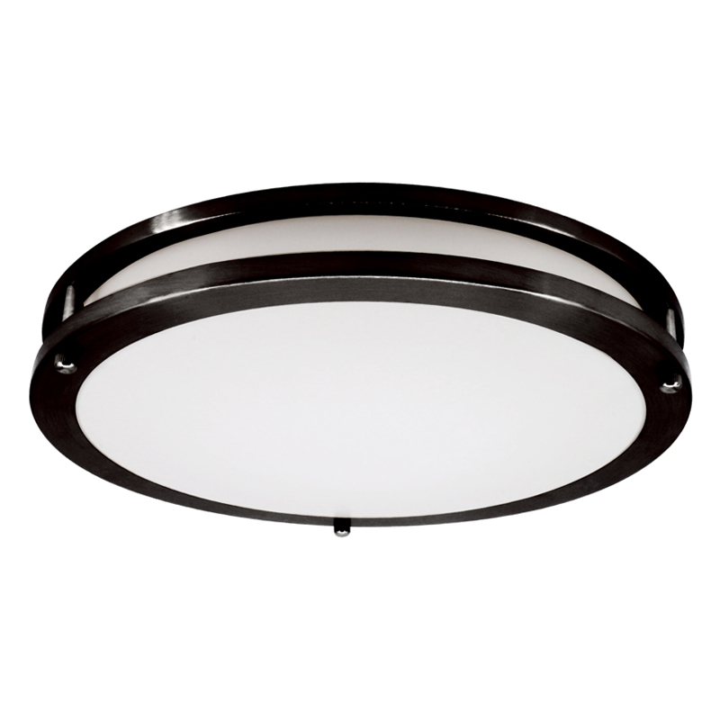 [SA-LV-0009-BK-VO-RF12W15-120-D-5Way] 12″ Slim Flush Mount – 5Way CCT 2Ring (Black)