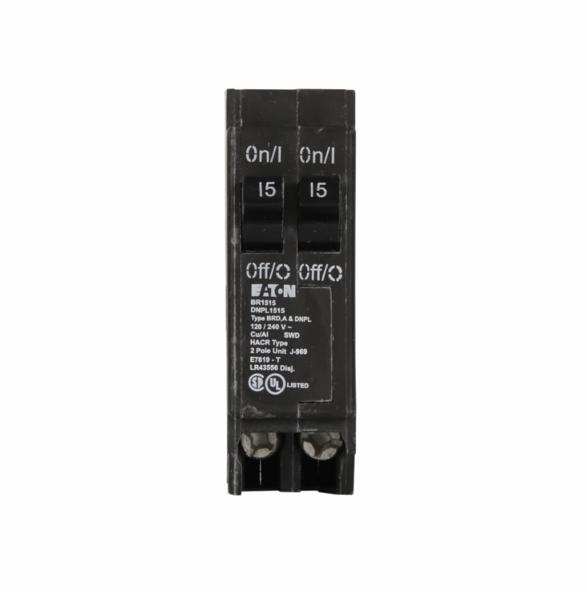 EATON Tandem Feeder Plug-in Circuit Breaker 1 Pole 15A