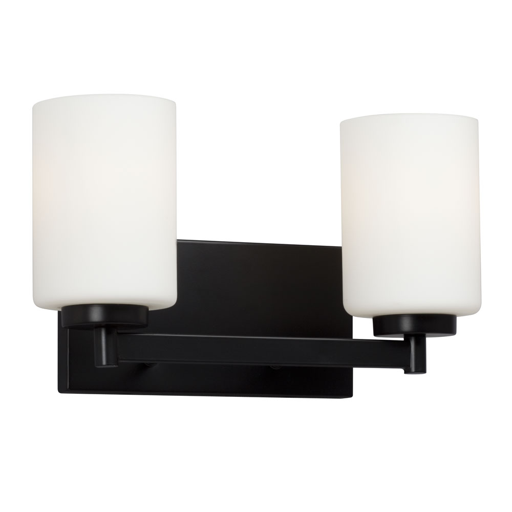 [SA-LG-0068-721262BK] Kaden Collection | 2-Light Vanity (Black)