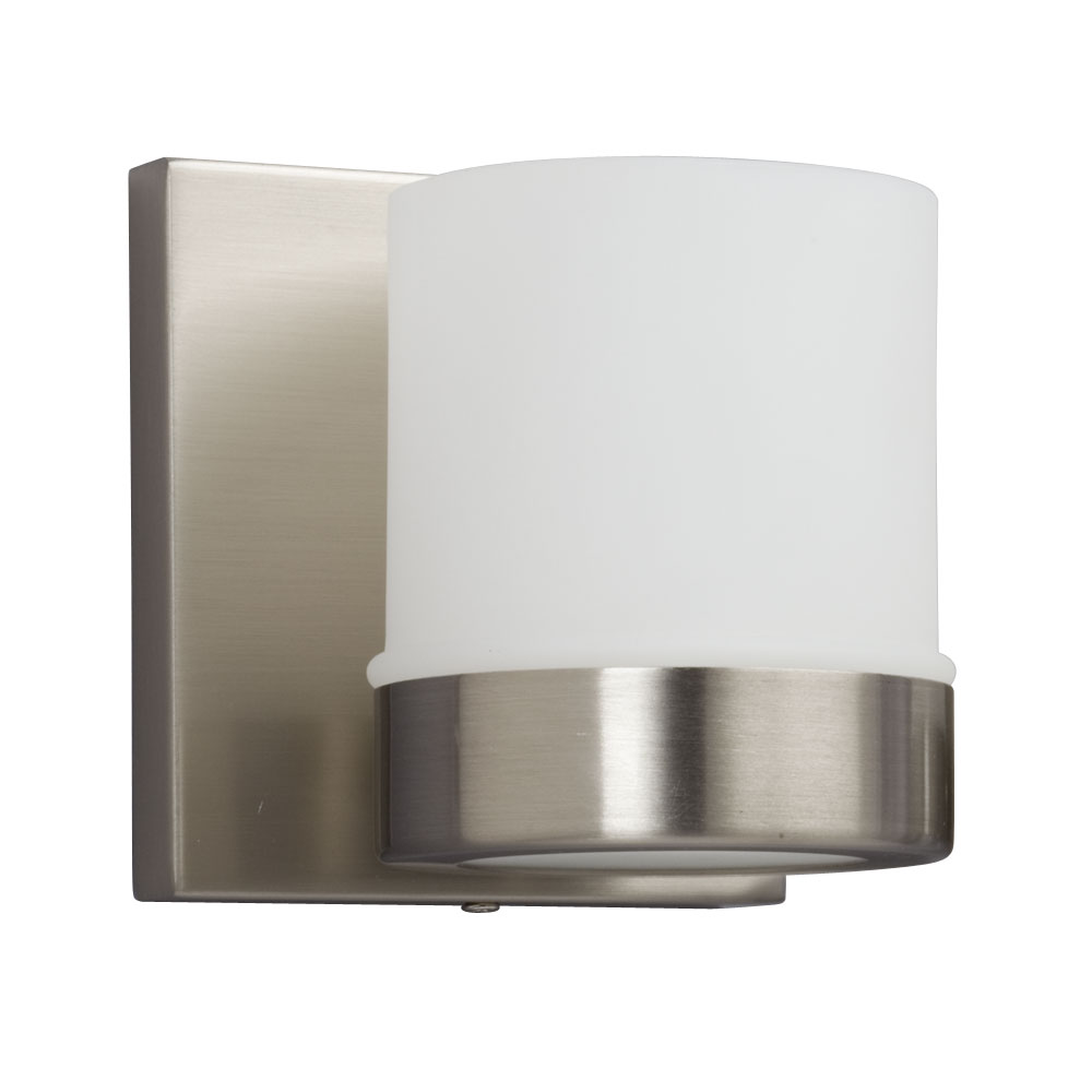 [SA-LG-0053-722276BN] Junction Collection | 1-Light Vanity  (Brushed Nickel)
