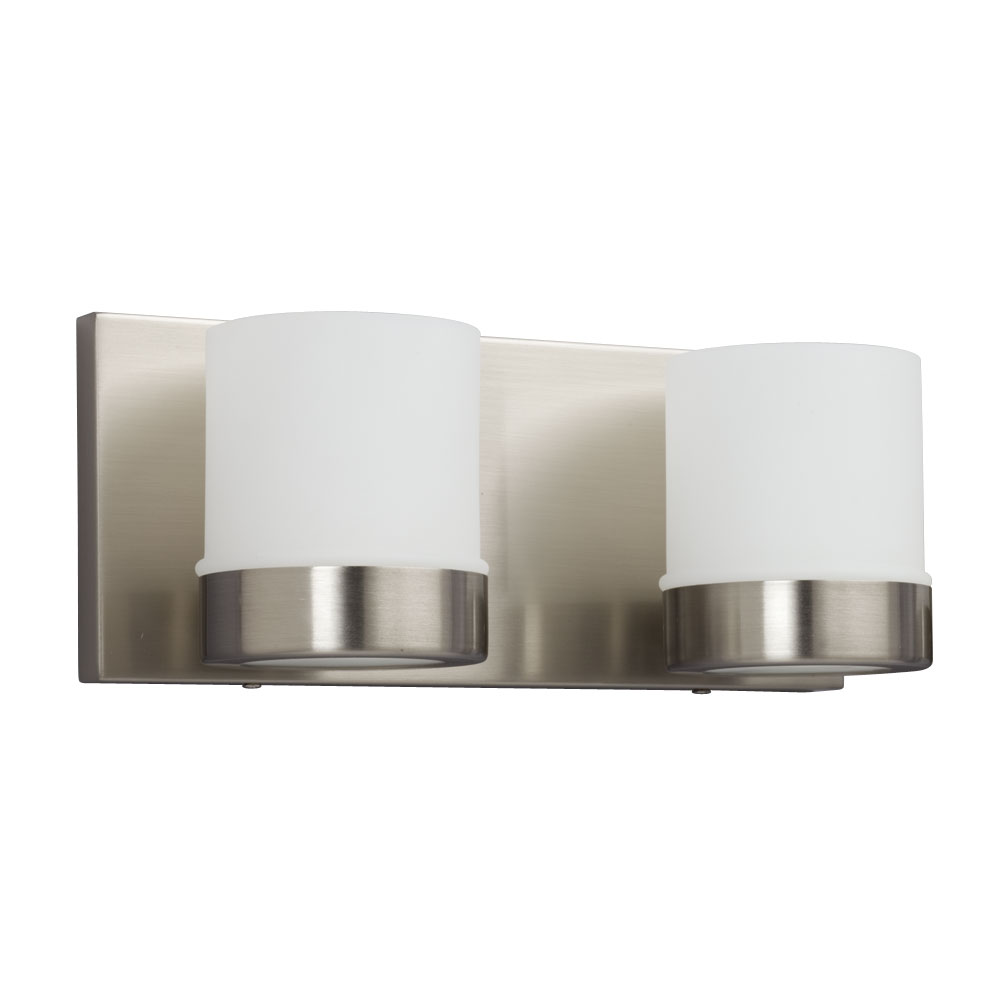 [SA-LG-0078-722277BN] Junction Collection | 2-Light Vanity  (Brushed Nickel)