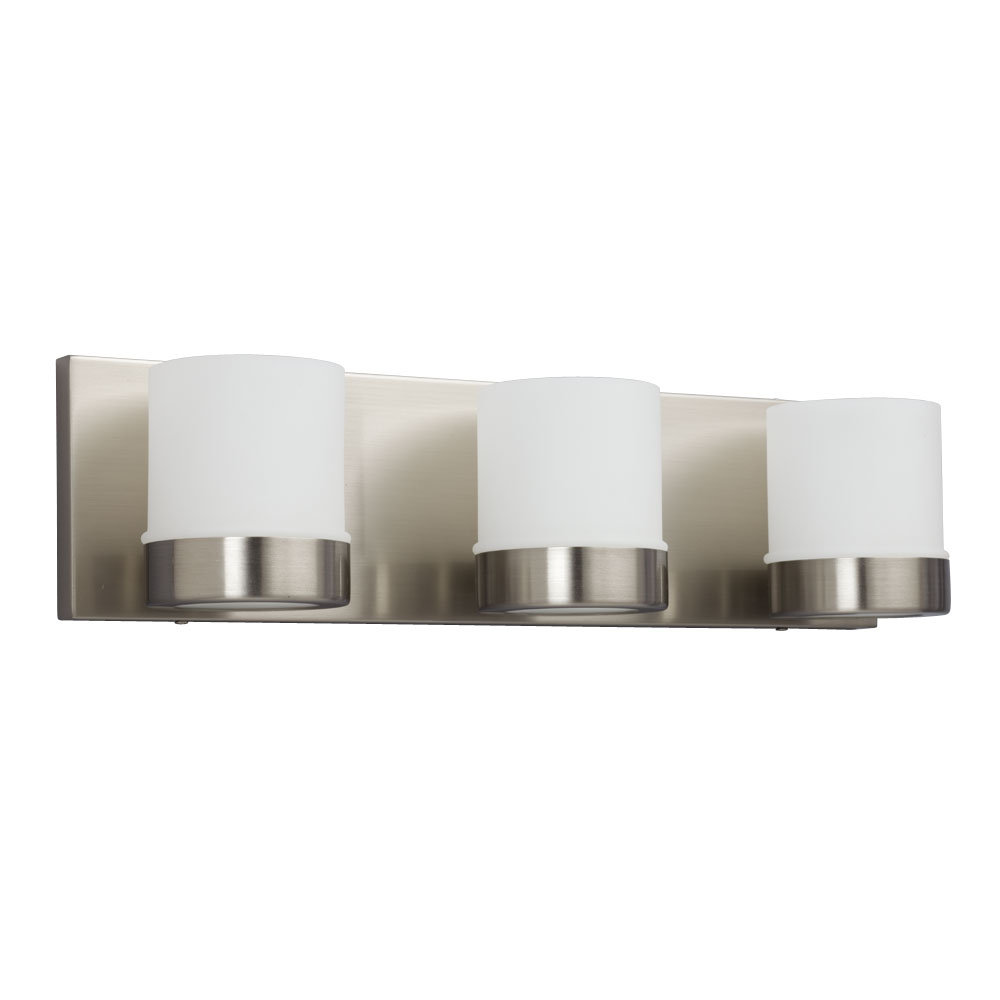 [SA-LG-0067-722278BN] Junction Collection | 3-Light Vanity (Brushed Nickel)