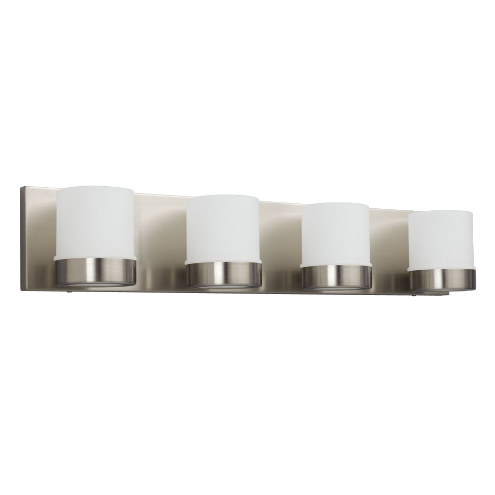 [SA-LG-0047-722279BN] Junction Collection | 4-Light Vanity (Brushed Nickel)