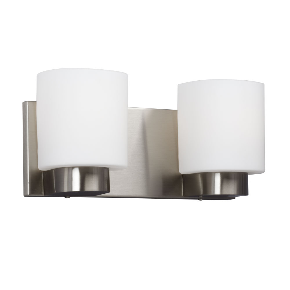 [SA-LG-0054-722292BN] Palmer Collection | 2-Light Vanity (Brushed Nickel)