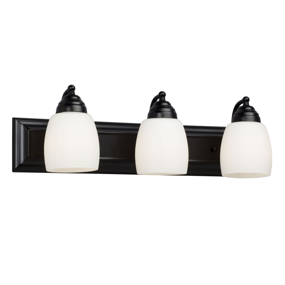[SA-LG-0071-724133BK] Barclay Collection | 3-Light Vanity (Black)