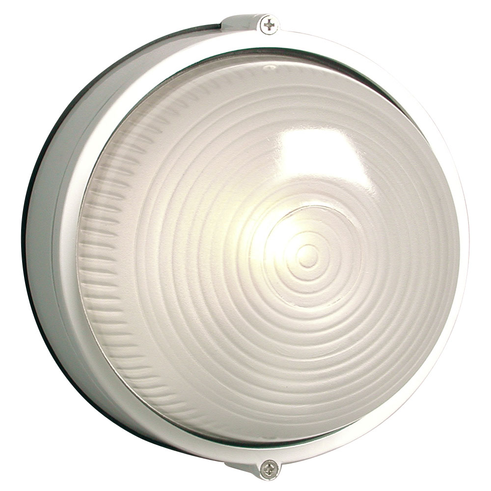 [SA-LG-0042-305112WH] 60W Outdoor Cast Aluminum Round Marine Light  (White)
