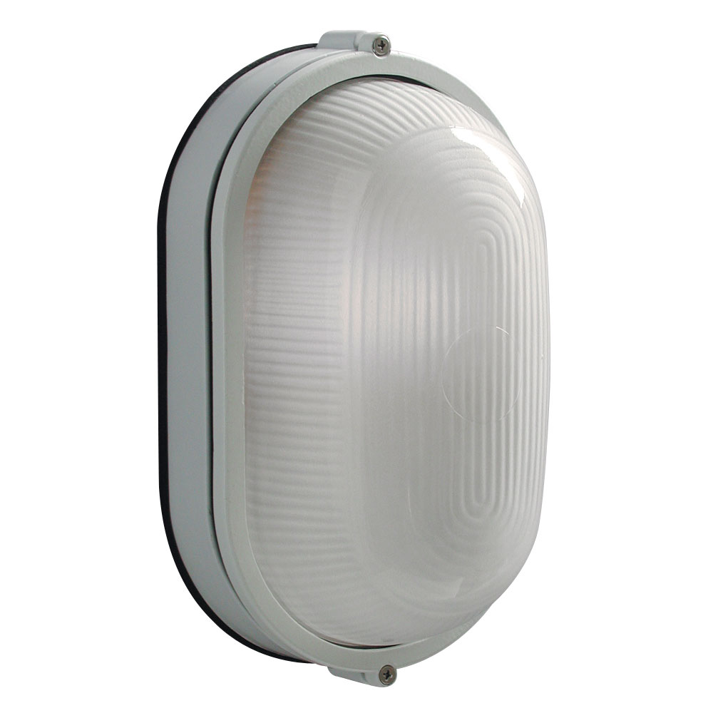 [SA-LG-0046-L305113WH012A1] 12W LED Outdoor Cast Aluminum Oval Marine Light (White)