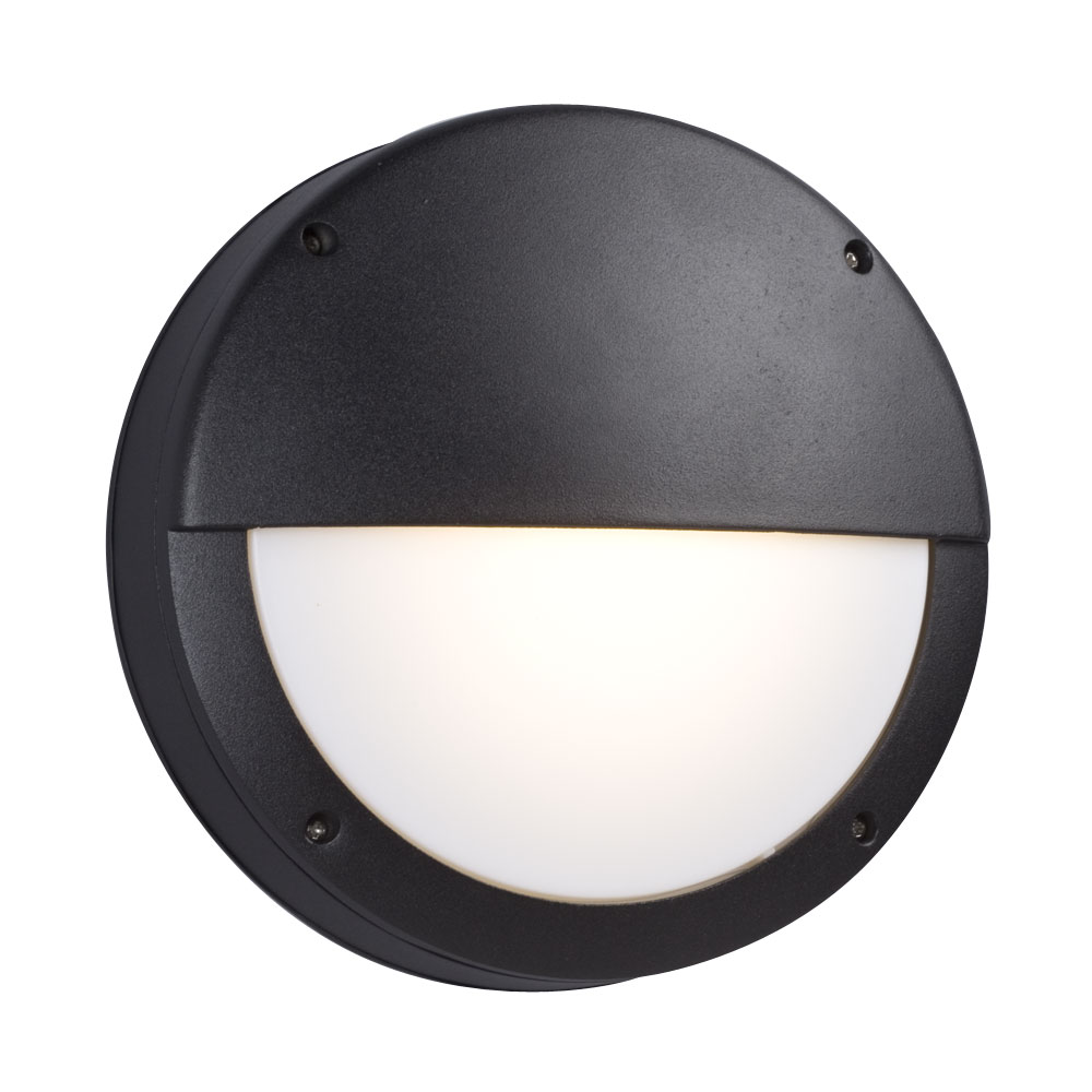 [SA-LG-0057-L323331BK] 15W LED Round Outdoor Light - Dimmable (Black)