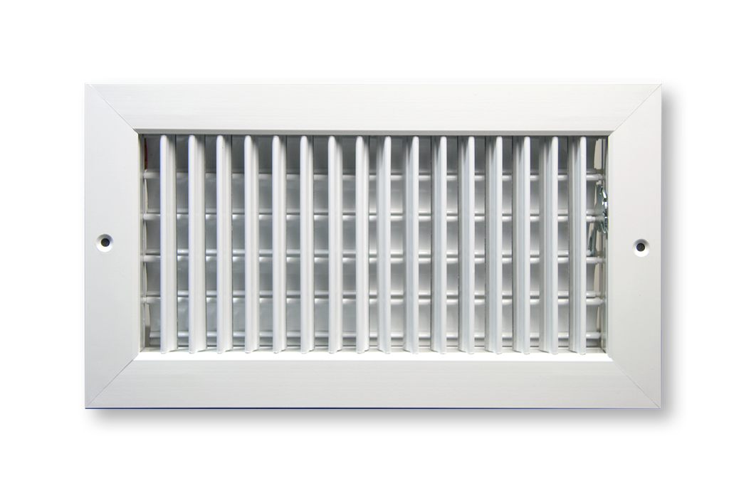 [DA821] Single Deflection Supply Register - Vertical Blade - Multi-Shutter (White)