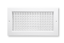 Double Deflection Supply Grille - Vertical Front