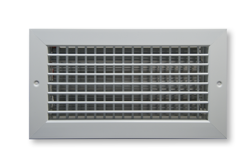 [DAHVD] Double Deflection Supply Register - Horizontal Front - OBD (White)
