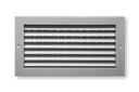 45º Extruded Return Air Grille