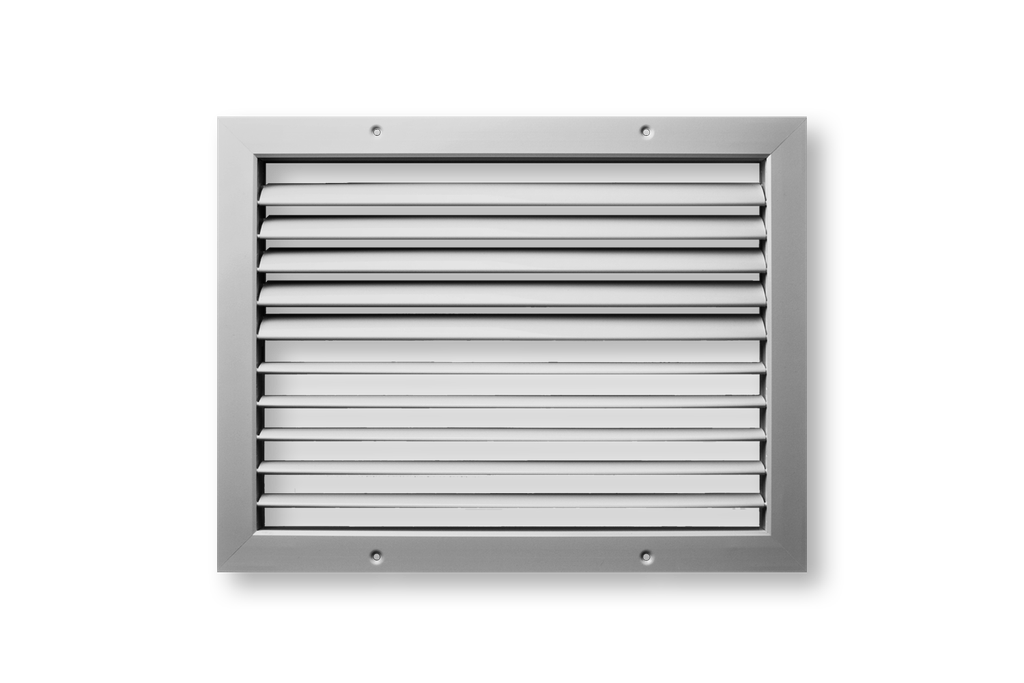 [DARH1-ADJ] Return Air Grille w/ Adjustable Blades & 1" Spacing (White)