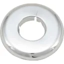 E-plate Plastic split Flange 7/8" OD Escutcheon Chrome 3/4" CTS 1/2" IPS 