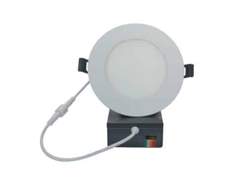 4″ Slim Round Panel – 6 Way CCT Adjustable - Pot Light