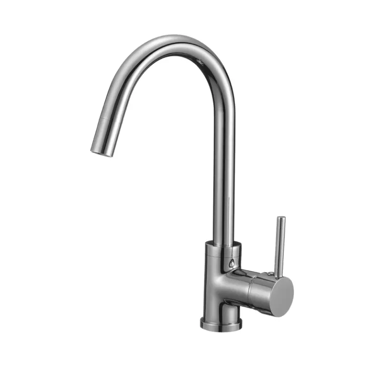 Chrome Single Handle Kitchen Faucet Tap Mixer 