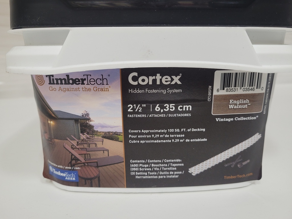 [Screws + Plugs Decking] Cortex - Azek - Vintage - 100 SQF