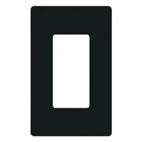 [SA-LV-0065-YGC-009-NS/BK] Screwless 1 Gang Wallplate  (black)