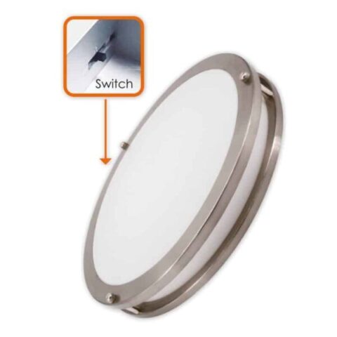 12″ Slim Flush Mount – 5Way CCT 2Ring
